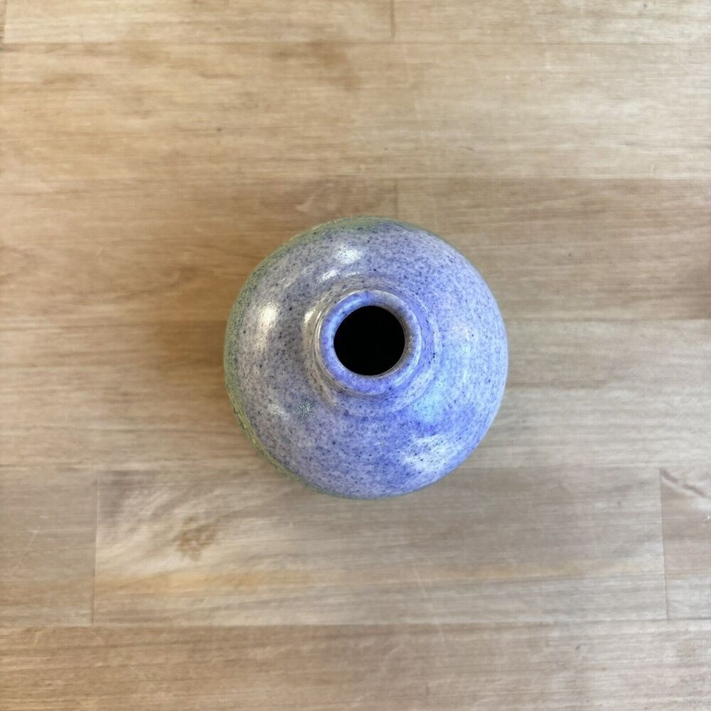 Vintage Studio Art Pottery Bud Vase Signed Martha ’99 Ceramic Hand Thrown - Picture 3 of 10